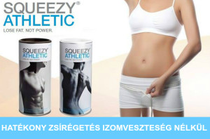 SQUEEZY ATHLETIC HATÉKONY ZSÍRÉGETÉS izomveszteség nélkül