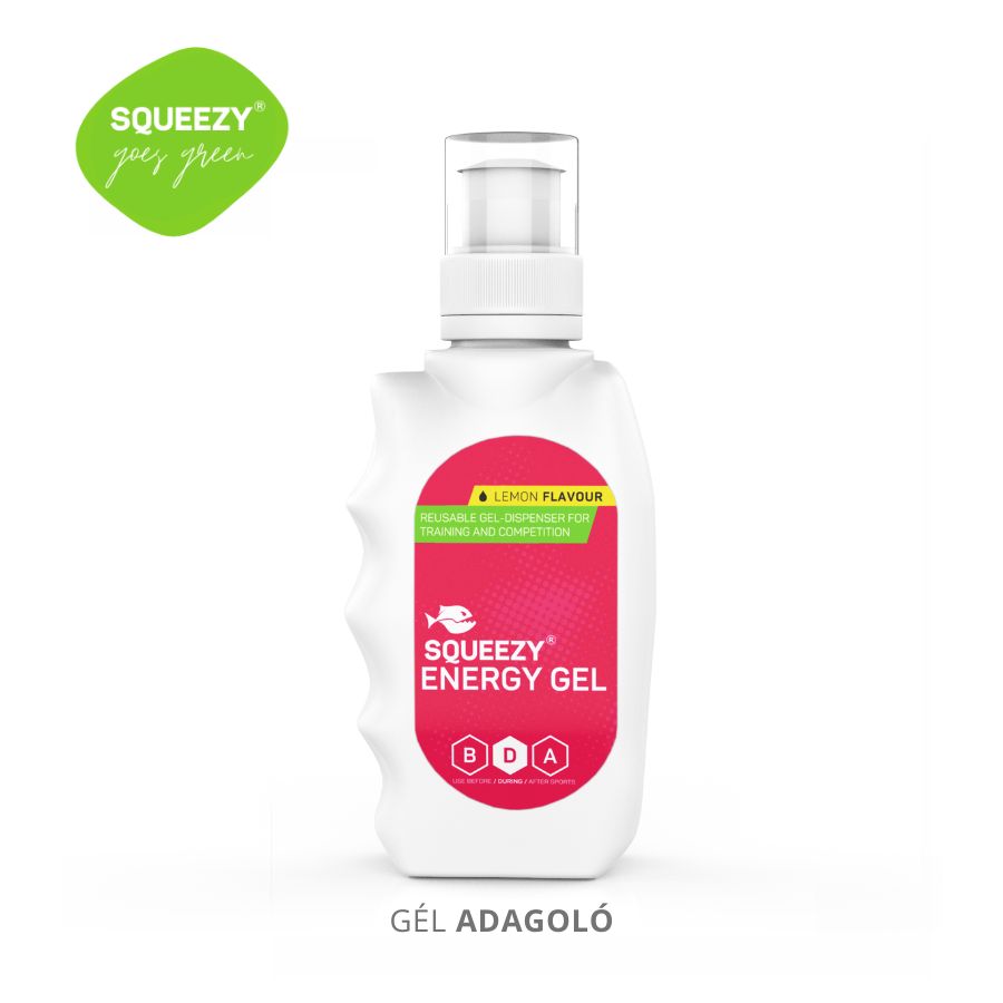squeezy energy gel adagoló citrom